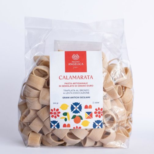 Calamarata artigianale Mulino Angelica di semolato di grano duro Gr. 500